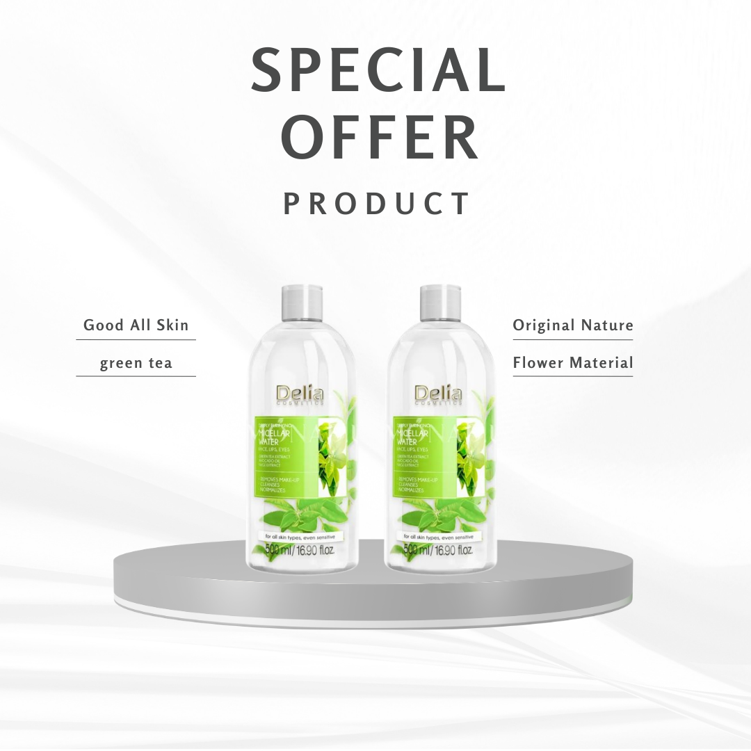 Delia mecellar water green tea 500ml